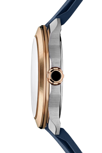 Bvlgari Octo Roma - 41 MM - Stainless Steel And Rose Gold - Blue Dial - 103926