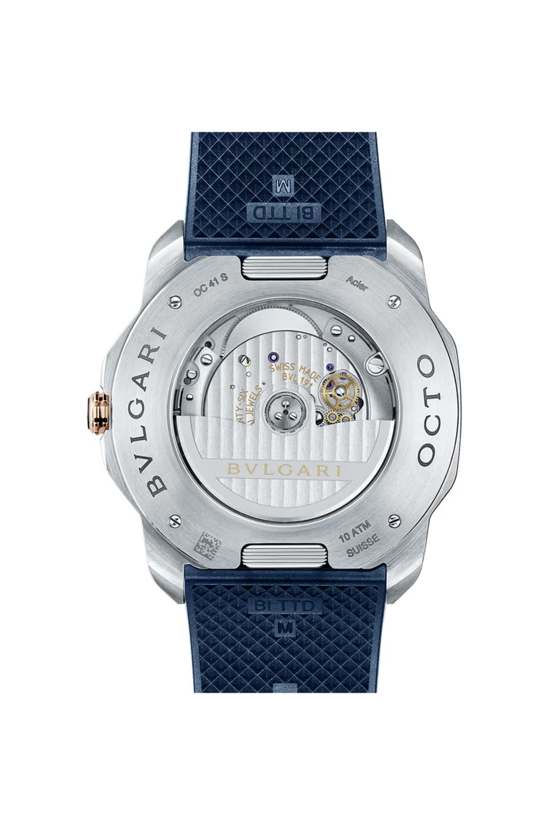 Bvlgari Octo Roma - 41 MM - Stainless Steel And Rose Gold - Blue Dial - 103926