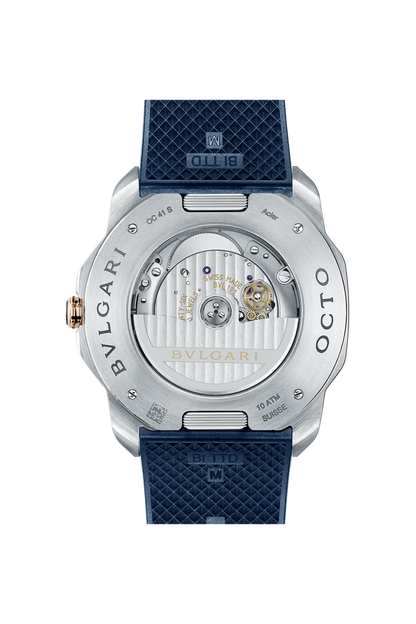 Bvlgari Octo Roma - 41 MM - Stainless Steel And Rose Gold - Blue Dial - 103926