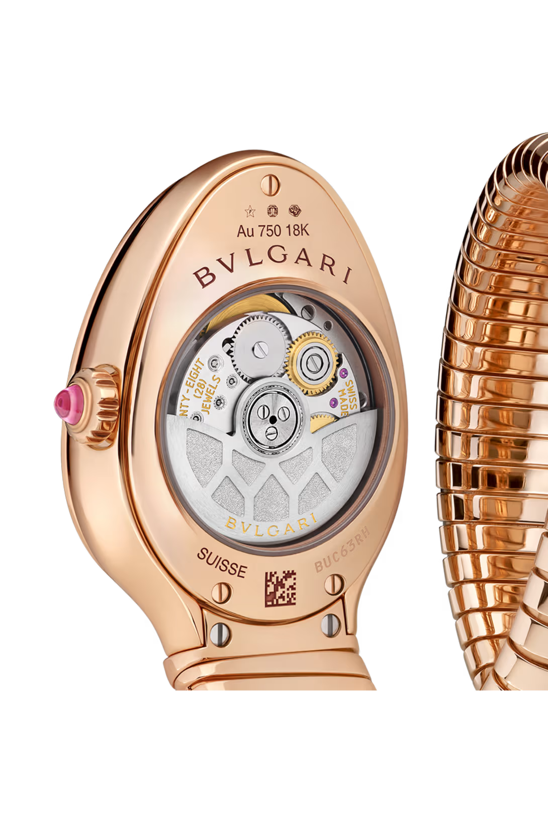 Bvlgari Serpenti Tubogas - 35 MM - Rose Gold - White Dial - 103903