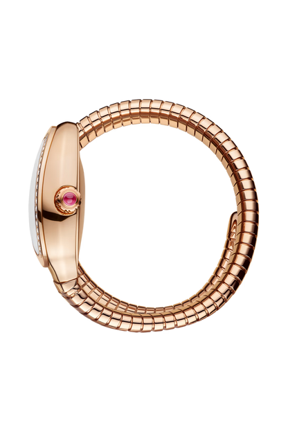 Bvlgari Serpenti Tubogas - 35 MM - Rose Gold - White Dial - 103903