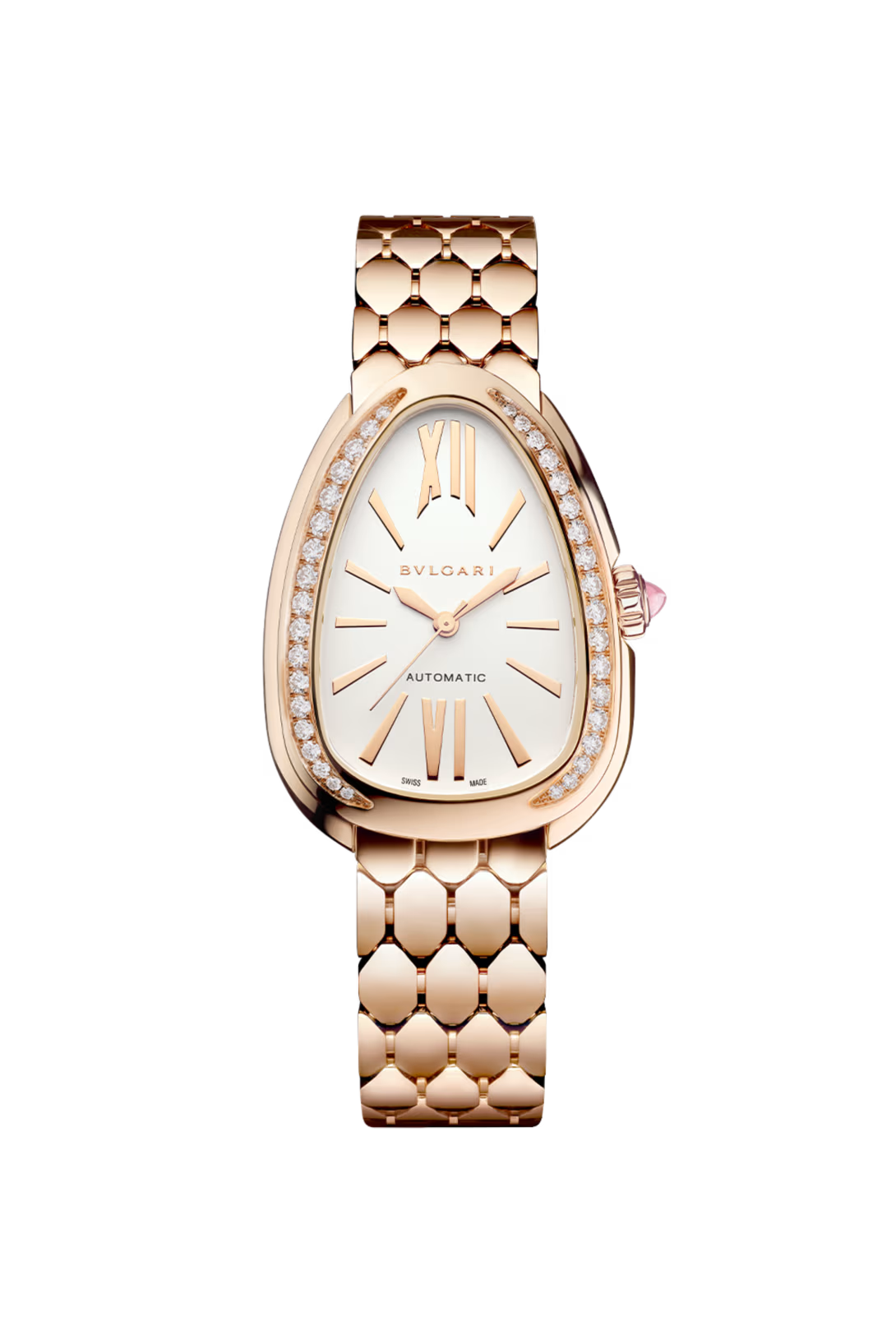 Bvlgari Serpenti Seduttori - 34 MM - Rose Gold - White Opaline Dial - 103899