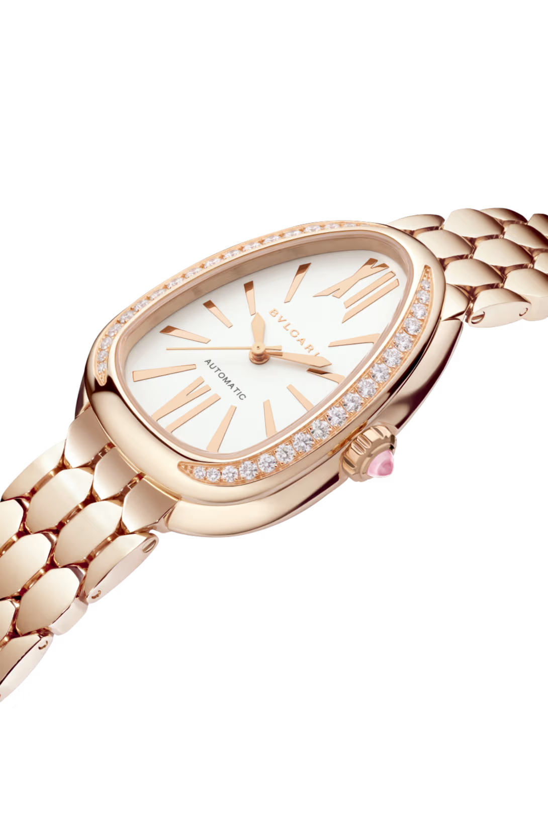 Bvlgari Serpenti Seduttori - 34 MM - Rose Gold - White Opaline Dial - 103899
