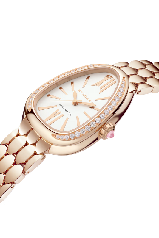 Bvlgari Serpenti Seduttori - 34 MM - Rose Gold - White Opaline Dial - 103899