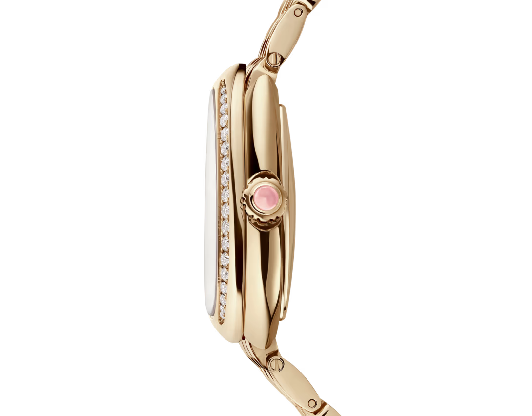 Bvlgari Serpenti Seduttori Automatic - 34 MM - Yellow Gold - Diamond Bezel - White Opaline Dial - 103898