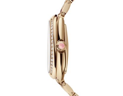 Bvlgari Serpenti Seduttori Automatic - 34 MM - Yellow Gold - Diamond Bezel - White Opaline Dial - 103898