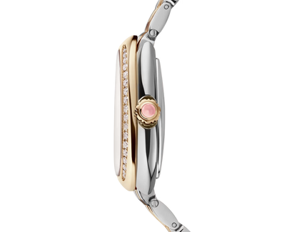 Bvlgari Serpenti Seduttori Automatic - 34 MM - Steel & Yellow Gold - Diamond Bezel - White Opaline Dial - 104061