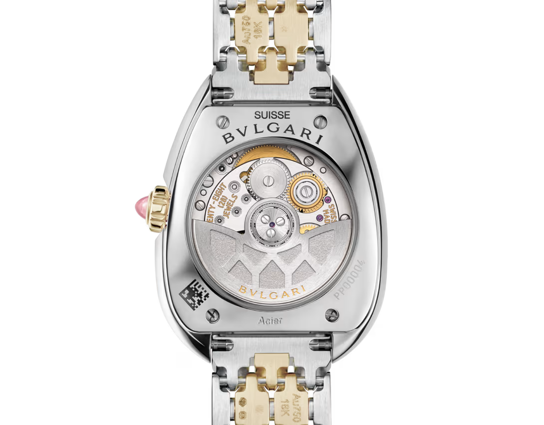 Bvlgari Serpenti Seduttori Automatic - 34 MM - Steel & Yellow Gold - Diamond Bezel - White Opaline Dial - 104061