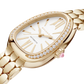 Bvlgari Serpenti Seduttori Automatic - 34 MM - Yellow Gold - Diamond Bezel - White Opaline Dial - 103898