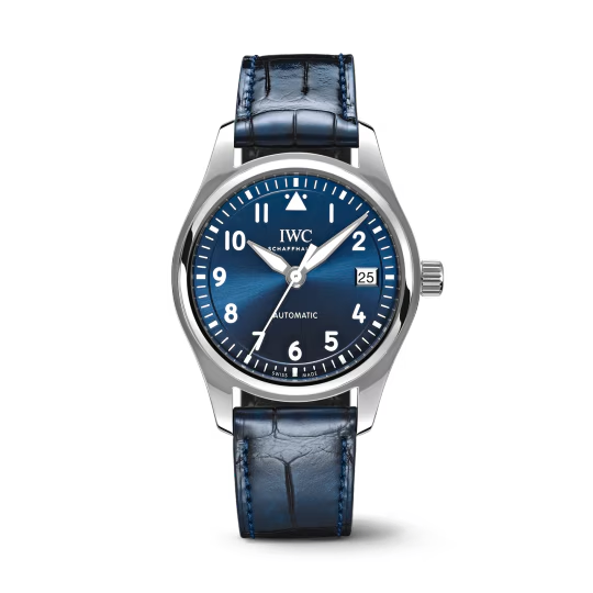  nyc watcher nyc watchesIWC Pilot's - Steel - 36 MM - Blue Dial - IW324008 