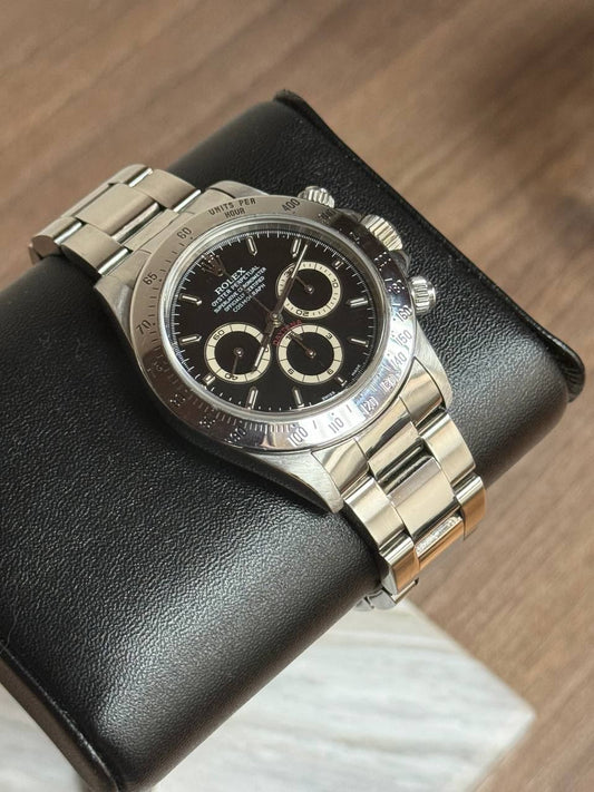 Rolex Daytona Zenith - 40 MM - Stainless Steel - Black Dial - Oyster Bracelet - 16520