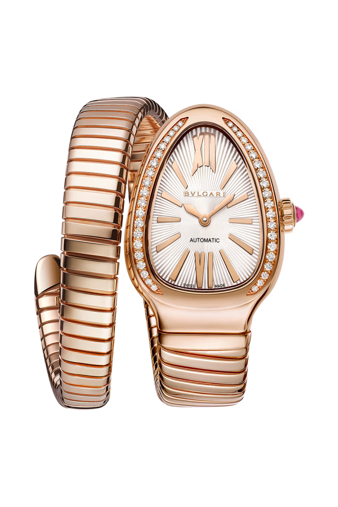 Bvlgari Serpenti Tubogas - 35 MM - Rose Gold - White Dial - 103903