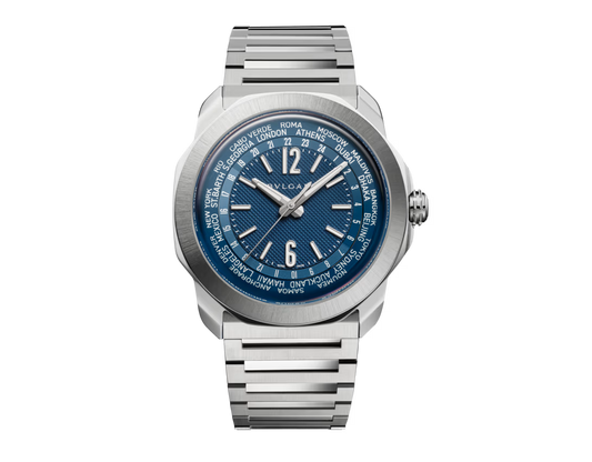 Bvlgari Octo Roma - 41 MM - Stainless Steel - Blue Dial - 103762