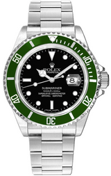 Rolex Submariner "Kermit" Stainless Steel Watch 40MM - Oyster Bracelet - Black Dial - Green Bezel - 16610LV