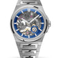 Czapek Antarctique Titanium Révélation Cosmic Blue - Limited Production - 40.5 MM - Titanium - Skeletonized Blue Dial - Titanium Bracelet - 8617