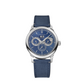 Chopard L.U.C Stainless Steel 43 MM - Blue Strap - Blue Dial - 68561-3003