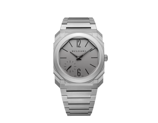 Bvlgari Octo Finissimo - 37 MM - Titanium - Opaline Titanium Dial - 104089