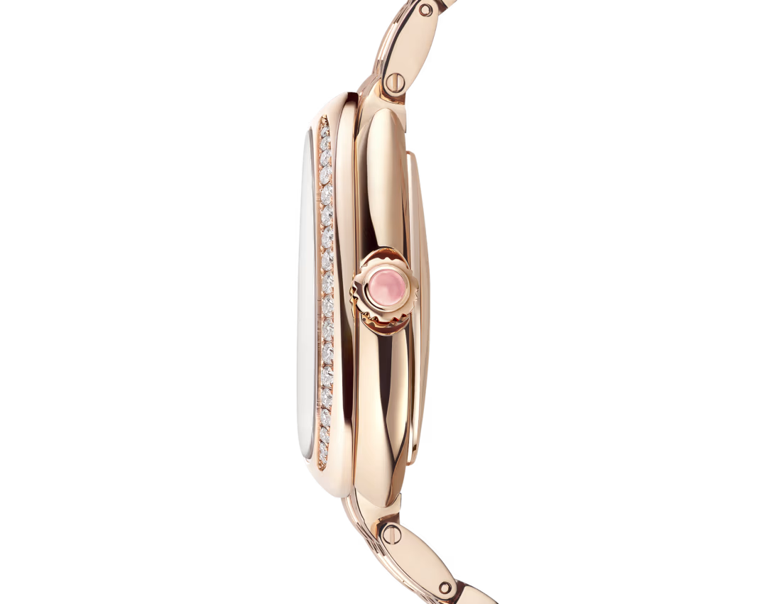 Bvlgari Serpenti Seduttori Automatic - 34 MM - Rose Gold - Diamond Bezel - Diamond Bracelet - White Opaline Dial - 103902