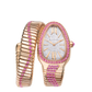 Bvlgari Serpenti Tubogas Infiniti Single Spiral - 35 MM - Rose Gold - Sapphire Bezel - Sapphire Bracelet- Pavé Diamond Dial - 104272