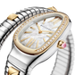 Bvlgari Serpenti Tubogas Studs Capsule - Limited Edition - 35 MM - Steel & Yellow Gold - Diamond Bezel - Mother-Of-Pearl Dial - 104301
