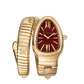 Bvlgari Serpenti Tubogas Studs Capsule - Limited Edition - 35 MM - Yellow Gold - Diamond Bezel - Red Carnelian Dial - 104302