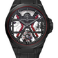 Ulysse Nardin Blast Titanium And Ceramic Case 45 MM - Black Leather Strap - Black Dial - 1723-400/BLACK