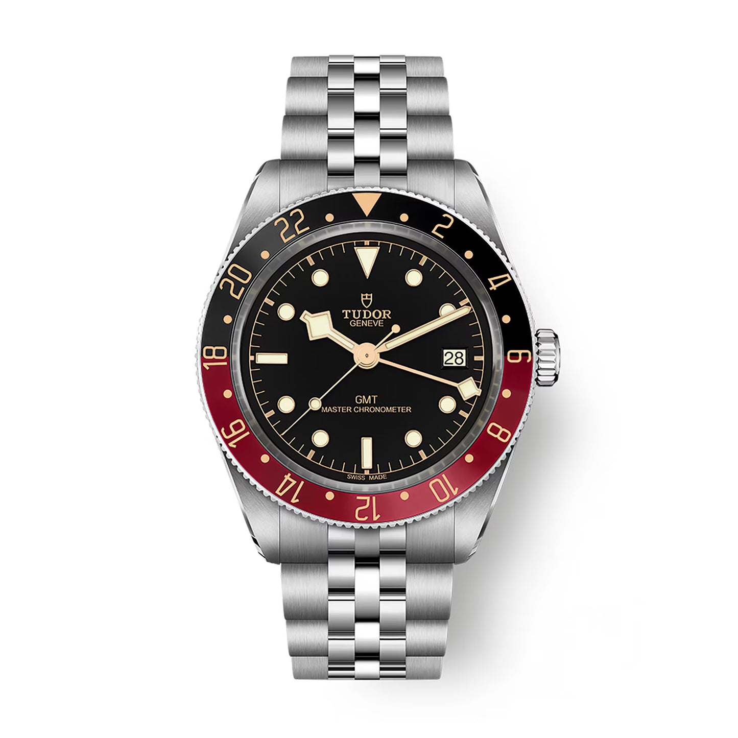 Tudor Black Bay 58 GMT - 39 MM - Stainless Steel - Black Dial - Black & Burgundy Bezel - M7939G1A0NRU-0003