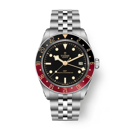 Tudor Black Bay 58 GMT - 39 MM - Stainless Steel - Black Dial - Black & Burgundy Bezel - M7939G1A0NRU-0003