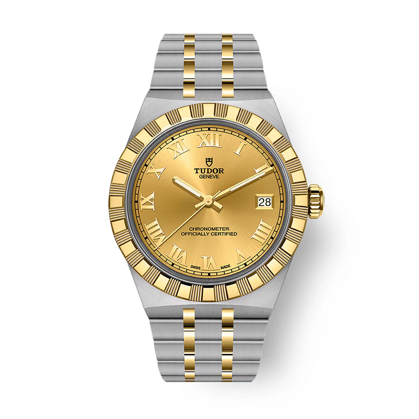 Tudor Royal - 36 MM - Steel & Yellow Gold - Champagne Roman Dial - M2836C1A3-0002