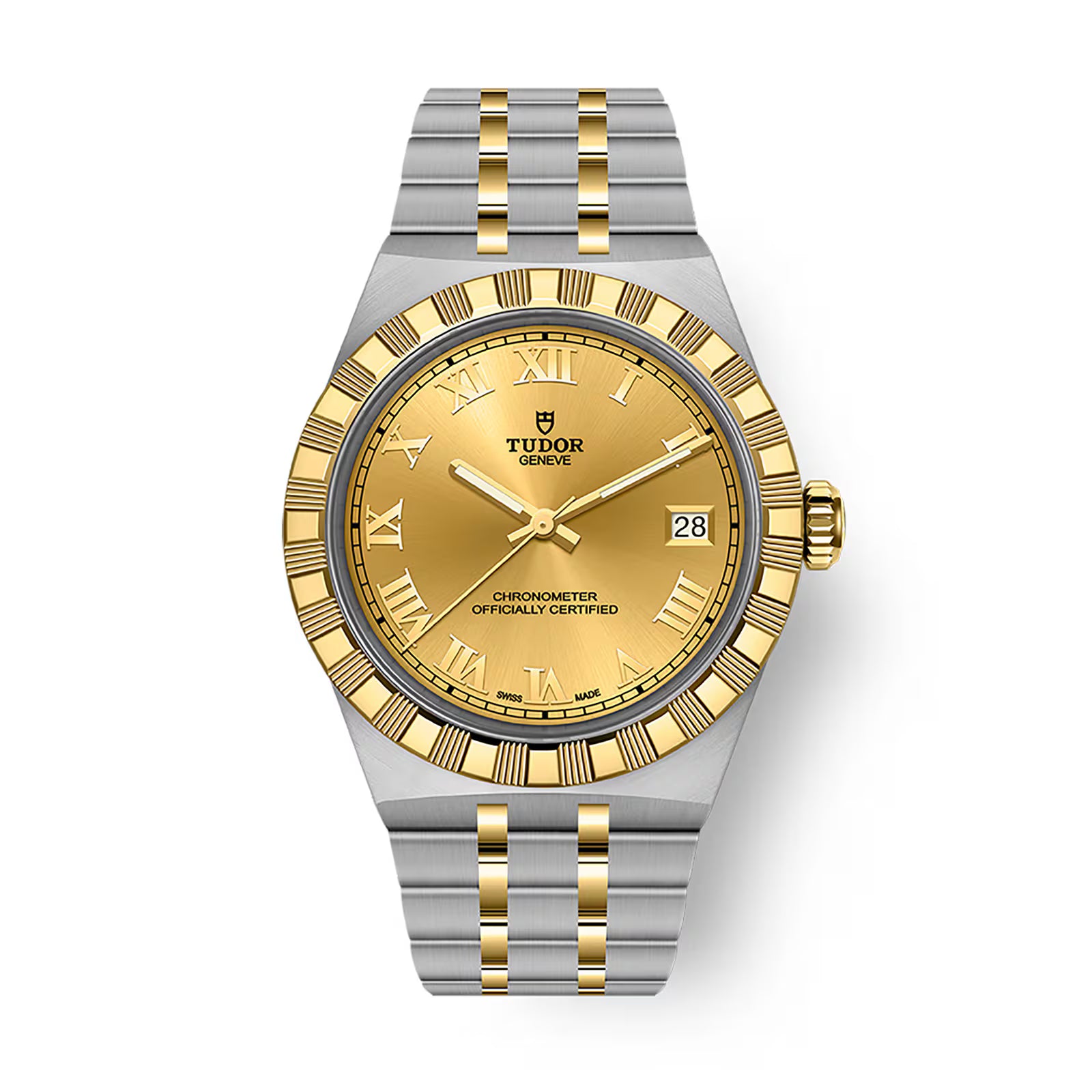 Tudor Royal - 36 MM - Steel & Yellow Gold - Champagne Roman Dial - M2836C1A3-0002