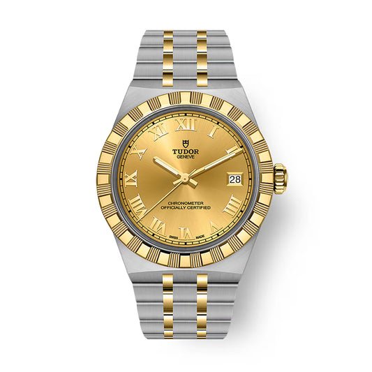 Tudor Royal - 36 MM - Steel & Yellow Gold - Champagne Roman Dial - M2836C1A3-0002