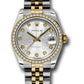 Rolex Steel and Yellow Gold Datejust - 31 MM - Jubilee Bracelet - 46 Diamond Bezel - Silver Jubilee Diamond Dial - 178383 sjdj