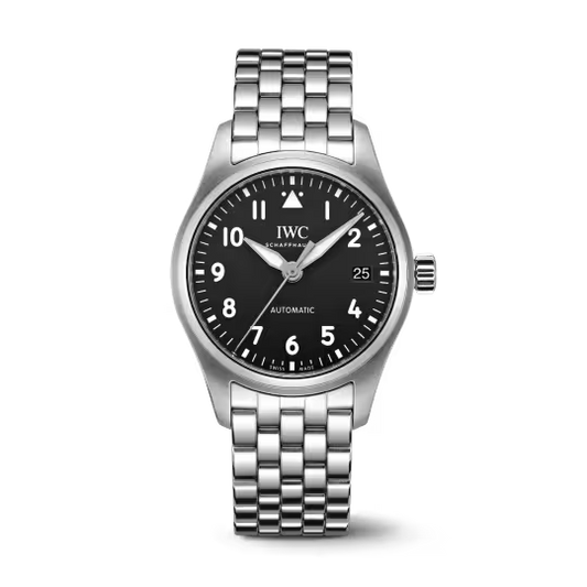 IWC Pilot's - Steel - 36 MM - Black Dial - IW324010  nyc watcher nyc watches