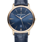 Vacheron Constantin Patrimony Pink Gold 40 MM - Blue Leather Strap - Blue Dial - 85180/000R-B515