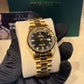 Rolex Day-Date - 36 MM - Yellow Gold - Black Diamond Dial - 18238 bkd