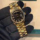 Rolex Day-Date - 36 MM - Yellow Gold - Black Diamond Dial - 18238 bkd