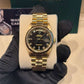 Rolex Day-Date - 36 MM - Yellow Gold - Black Diamond Dial - 18238 bkd