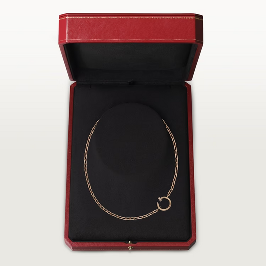 Cartier Juste Un Clou Necklace - Rose Gold - Diamonds - B7224902