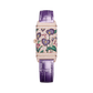 JLC - Reverso One Precious Flowers - Limited Edition - 40 MM x 20 MM - Pink Gold - Mother-Of-Pearl Dial - Diamond-Set Case - Purple Leather Strap - Q3292435