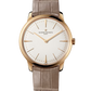 Vacheron Constantin Patrimony Rose Gold 36 MM - Beige Leather Strap - White Dial - 81530/000R-9682