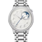 Vacheron Constantin Égérie Stainless Steel 37 MM - Stainless Steel Bracelet - Diamond Bezel - White Dial - 8005F/120A-B497