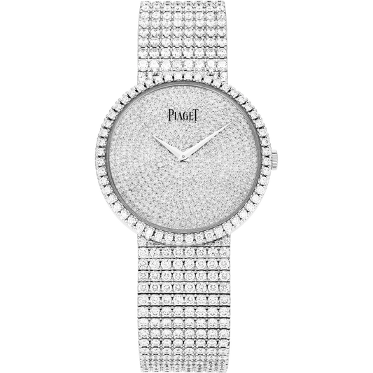 Piaget Altiplano - White Gold 34 MM - White Gold Diamond Bracelet - Diamond Bezel - Diamond Dial - G0A38021