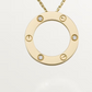 Cartier Love Necklace - Yellow Gold - Diamonds - B7014500