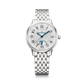 JLC - Rendez-Vous Classic Night & Day - 34 MM - Stainless Steel - Silvered-Gray Guilloché Diamond Dial - Stainless Steel Bracelet - Q3448111