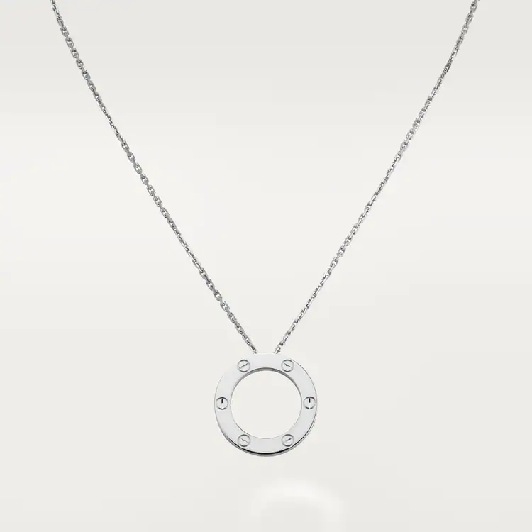 Cartier Love Necklace - White Gold - B7014300