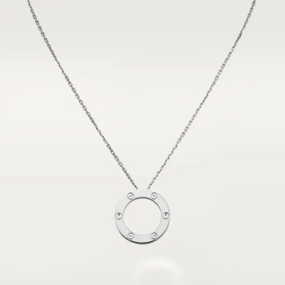 Cartier Love Necklace - White Gold - B7014300