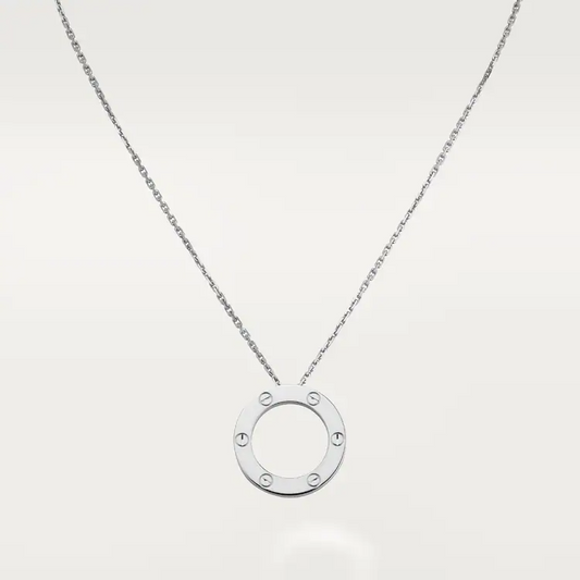 Cartier Love Necklace - White Gold - B7014300