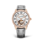 JLC - Rendez-Vous Jewellery Tourbillon - 39 MM - Pink Gold - Mother-Of-Pearl Diamond-Set Dial - Diamond Bezel - Gray Leather Strap - Q3412410
