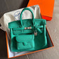 Hermès Cargo Birkin 25 - Vert Vertigo - Canvas & Swift - Palladium Hardware - BC25VVCSPHW