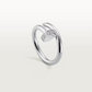 Cartier Just Un Clou Ring - White Gold - Diamonds - B4092700